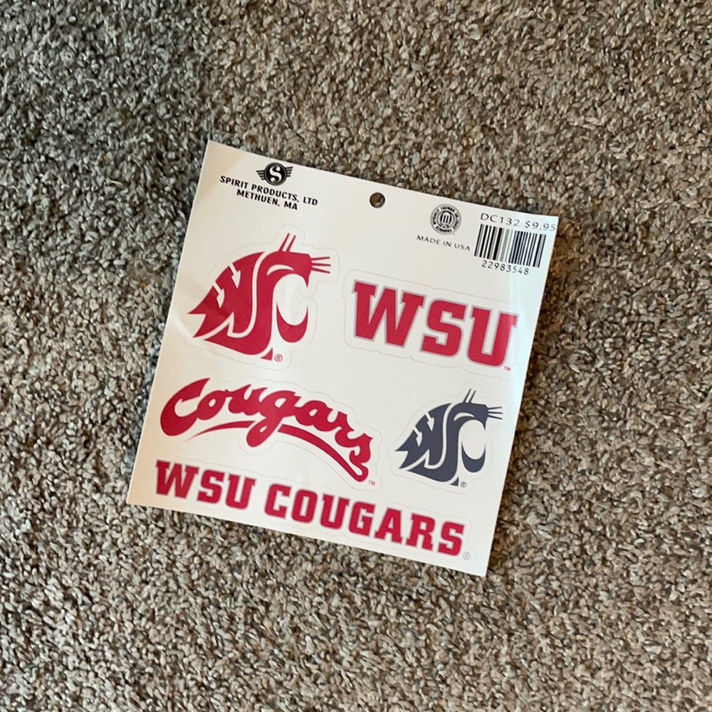 WASHINGTON STATE UNIVERSITY Stickers